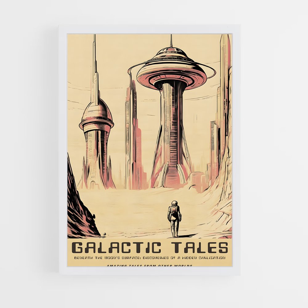 Poster sublime illustration de science-fiction – affiche Art spatial (vue 3)